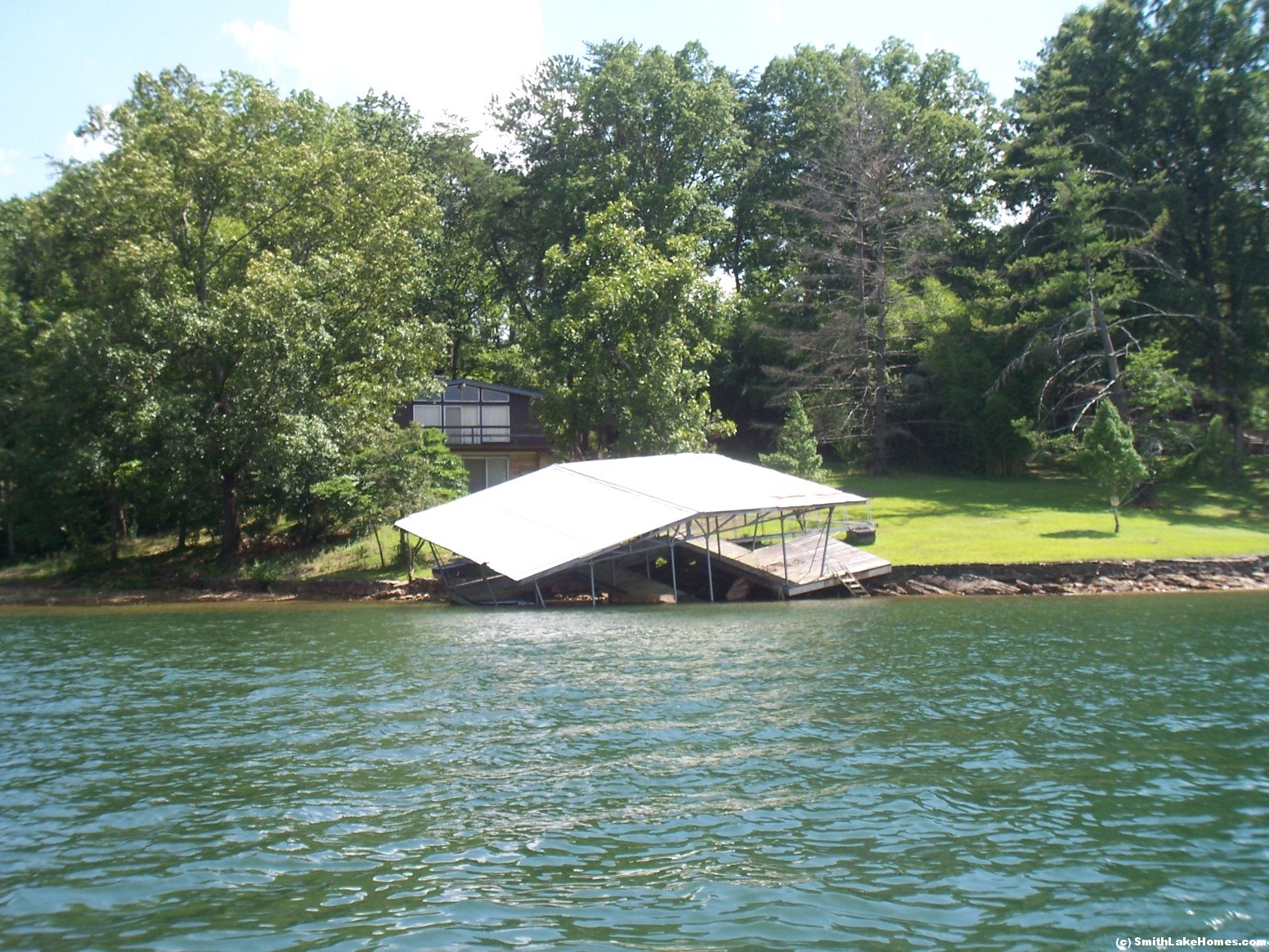 Boathouse Styles at Lewis Smith Lake, Alabama