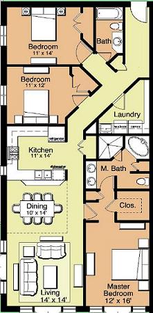 Waterford Condos Floorplan