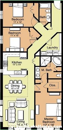 Duncan Bridge Resort Floorplan