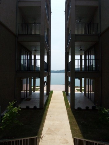 Waterford Condos Between Buildings