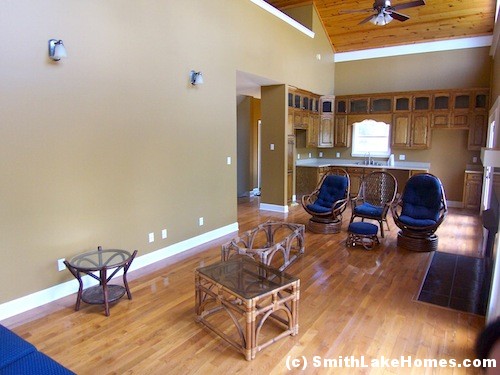 Smith Lake Foreclosure - Living Room